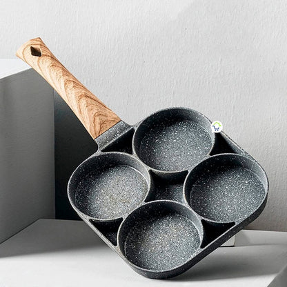 Sartén 4 Compartimientos Cacerola Antiadherente Cocina H5