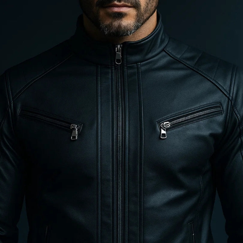 Chaqueta CueroX Lobo Negro